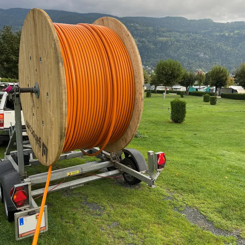 Neue Infrastruktur für 118 Touristenstellplätze bei Ideal Camping Lampele
