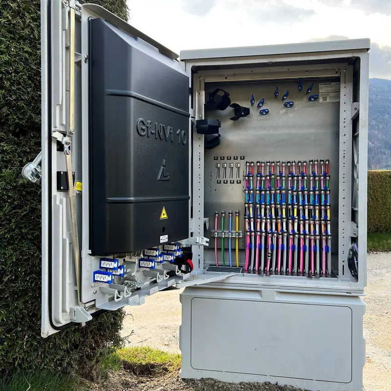 Glasfaser, WLAN und neue Stromversorgung bei Camping Martinz